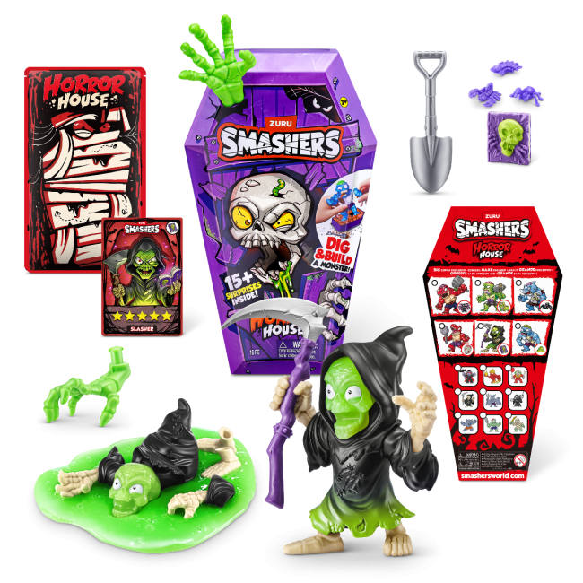 Smashers - Set cu peste 15 figurine si accesorii, Horror House Medium BKF74125