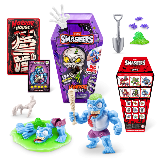 Smashers - Set cu peste 15 figurine si accesorii, Horror House Medium BKF74125