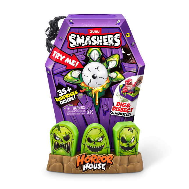 Smashers - Set cu peste 35 figurine si accesorii, Horror House Large BKF74124