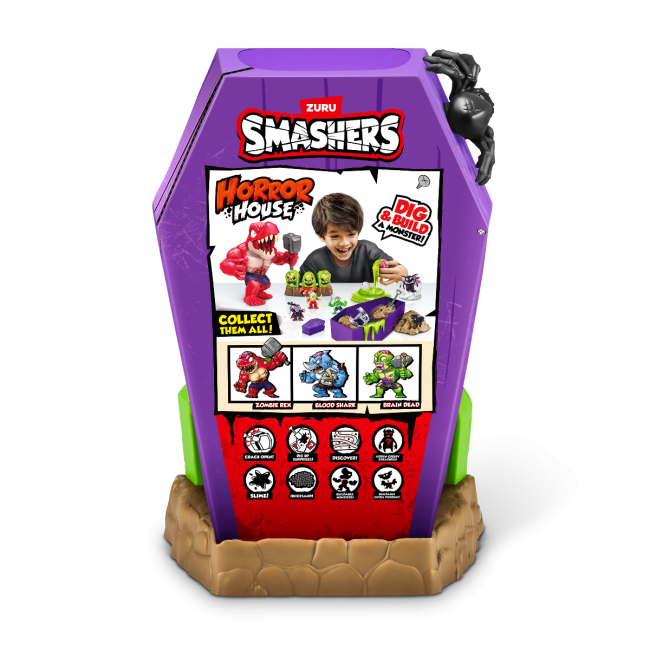 Smashers - Set cu peste 35 figurine si accesorii, Horror House Large BKF74124
