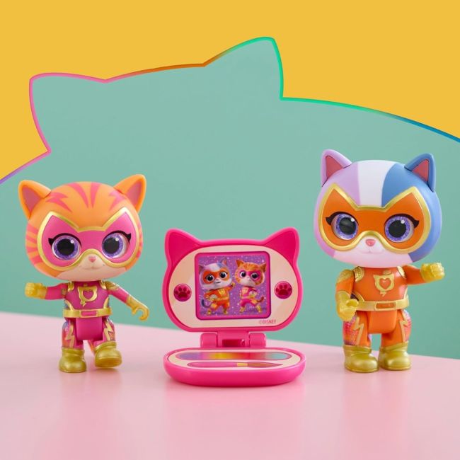 SuperKitties - Set de joaca cu 2 figurine si accesorii, diverse modele BKF67030
