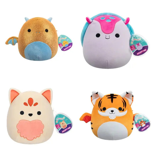 Squishmallows - Adopt Me! Jucarie de plus 20 cm, diverse modele, S2 BKFSQAM00049