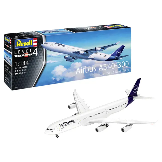 Aeromodel A340-300 "Lufthansa" New Livery VRNRV03803