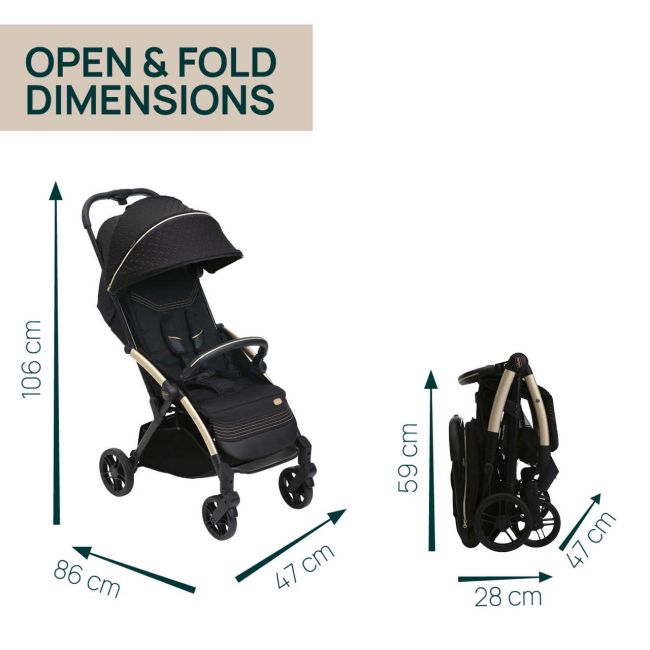 Carucior sport Chicco Goody XPlus Black ReLux (Negru), 0luni+ CHC8704056-8