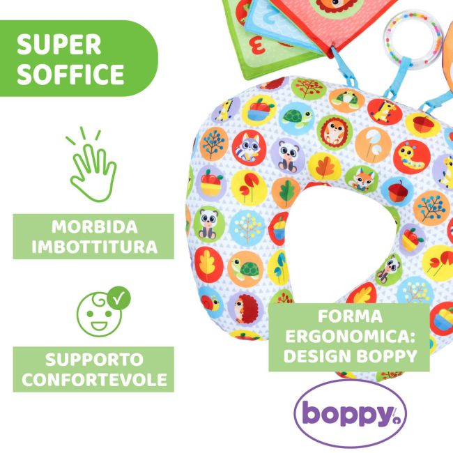 Jucarie pernuta Chicco pentru animalute Tummy time, 2-9luni CHC11351-1