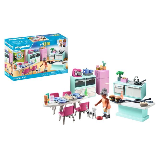 Playmobil - Bucatarie cu loc de luat masa ARTPM71608