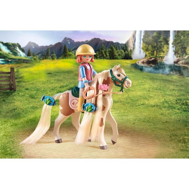 Playmobil - Ellie si cal cu par ARTPM71639