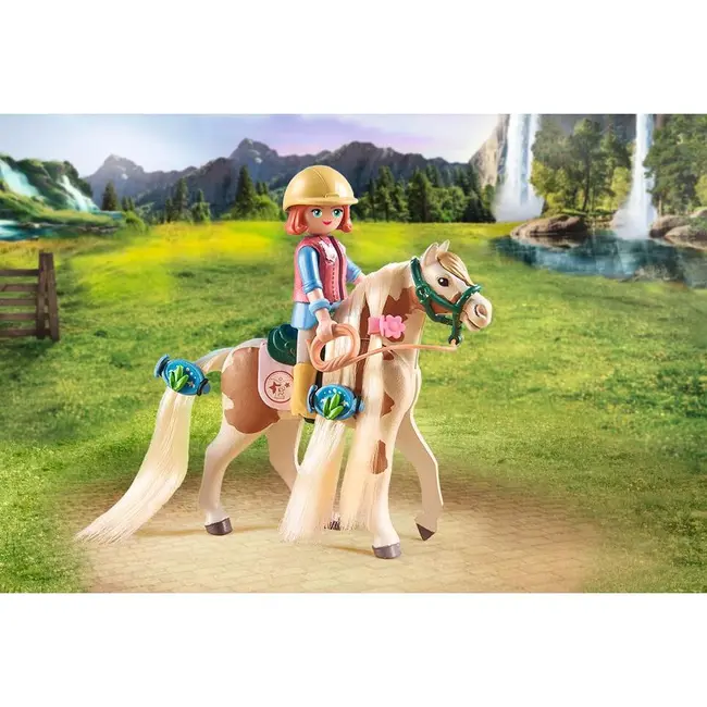 Playmobil - Ellie si cal cu par ARTPM71639