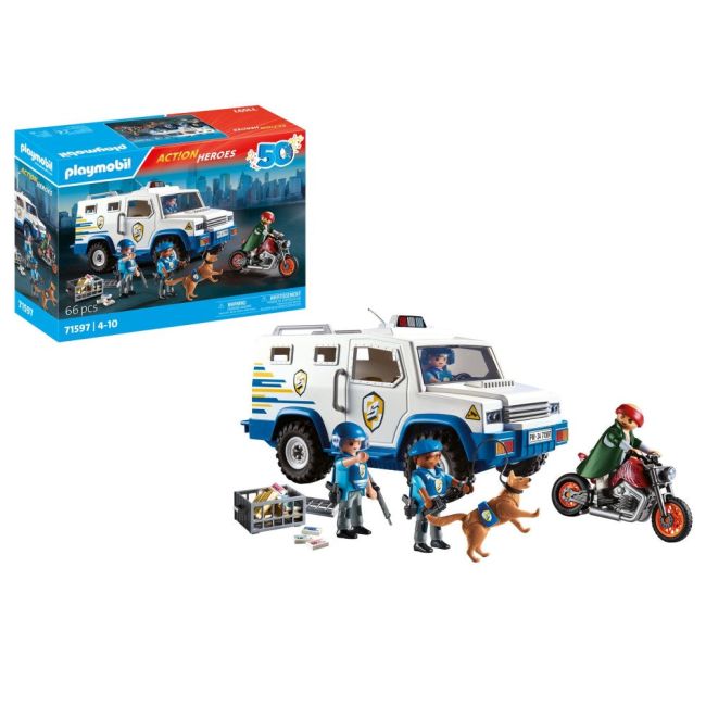 Playmobil - Masina transport bani ARTPM71597