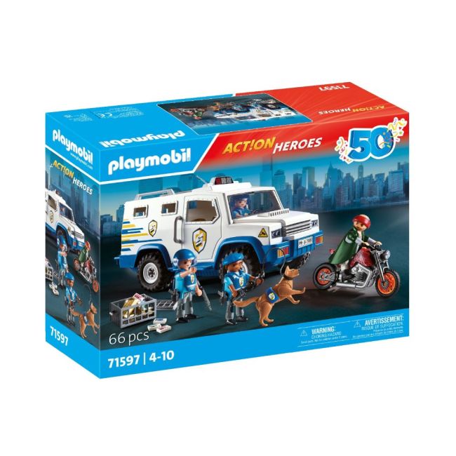 Playmobil - Masina transport bani ARTPM71597