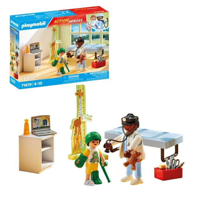 Playmobil - Pediatru cu copil si ursulet ARTPM71619