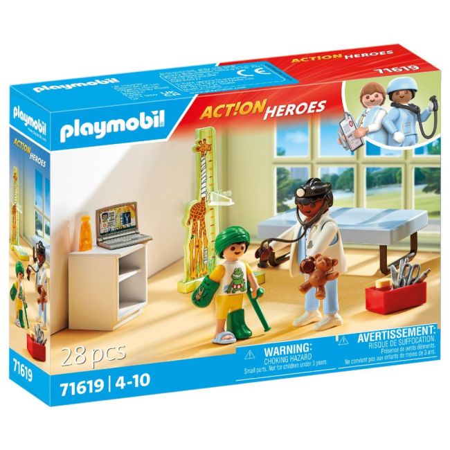 Playmobil - Pediatru cu copil si ursulet ARTPM71619