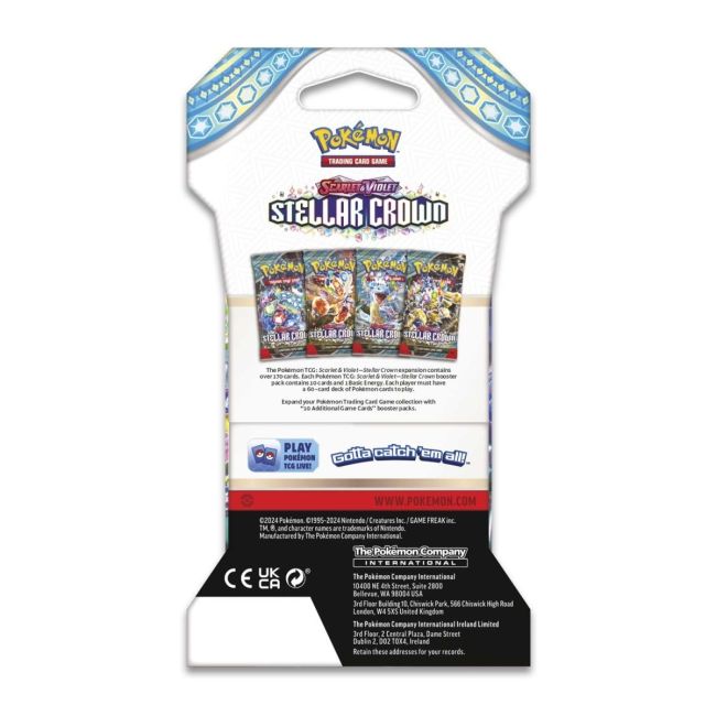 Pokemon TCG: SV07 Stellar Crown - 1 Blister Booster BKFPCI85901