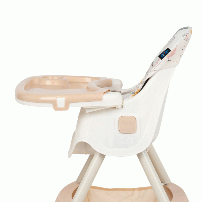 Scaun de masa 2 in 1 Juju Eat&Smile, Birds JUJJU1027-Birds
