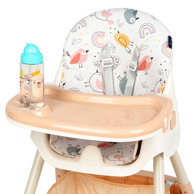Scaun de masa 2 in 1 Juju Eat&Smile, Birds JUJJU1027-Birds