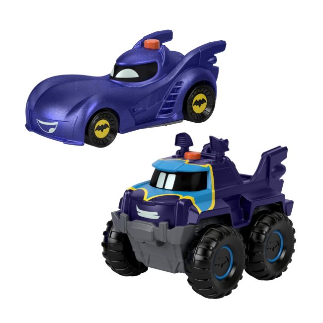FISHER PRICE BATWHEELS SET 2 MASINUTE CU LUMINI SCARA 1:55 VIVMTHML25
