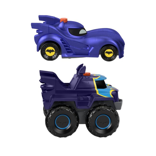 FISHER PRICE BATWHEELS SET 2 MASINUTE CU LUMINI SCARA 1:55 VIVMTHML25