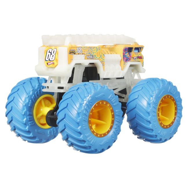 HOT WHEELS MONSTER TRUCK GLOW IN THE DARK MASINUTA 5 ALARM SCARA 1:64 VIVMTHCB50_HWC80