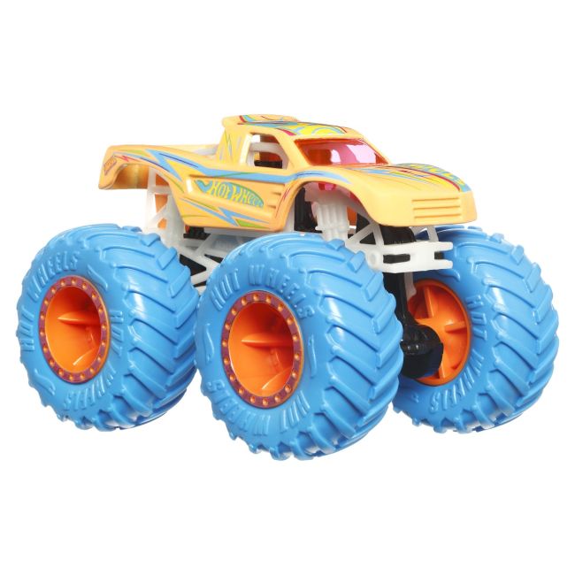 HOT WHEELS MONSTER TRUCK GLOW IN THE DARK MASINUTA PODIUM CRASHER SCARA 1:64 VIVMTHCB50_HWC84