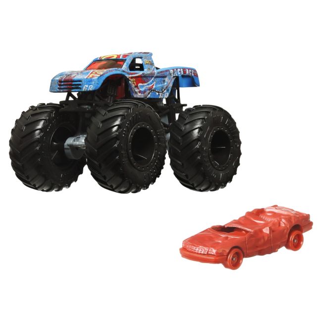 HOT WHEELS MONSTER TRUCK SI MASINUTA METALICA RACE ACE VIVMTGRH81_HWN38