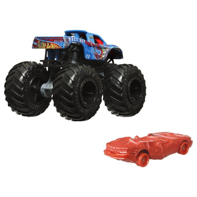 HOT WHEELS MONSTER TRUCK SI MASINUTA METALICA RACE ACE VIVMTGRH81_HWN38