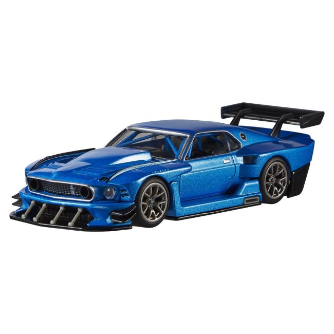 HOT WHEELS PREMIUM REAL RIDERS MASINUTA METALICA MODIFIED FORD MUSTANG 69 SCARA 1:43 VIVMTHMD41_HWT04