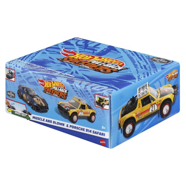 HOT WHEELS SET 2 MASINUTE METALICE PULL BACK MUSCLE AND BLOWN SI PORSCHE 914 SAFARI 1:43 VIVMTHPR91_HWH54