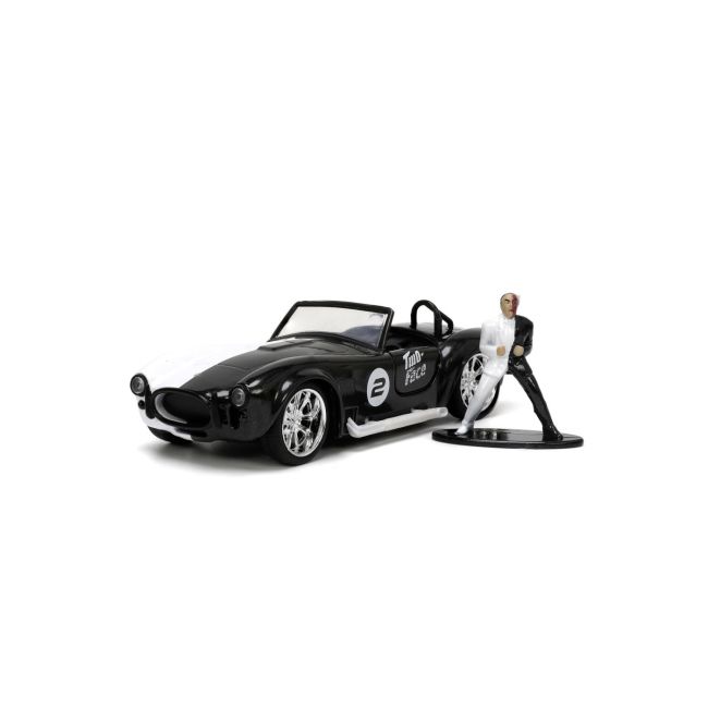 JADA BATMAN SET FIGURINA TWO FACE SI MASINUTA METALICA SHELBY COBRA 427 SCARA 1:32 VIV253253012