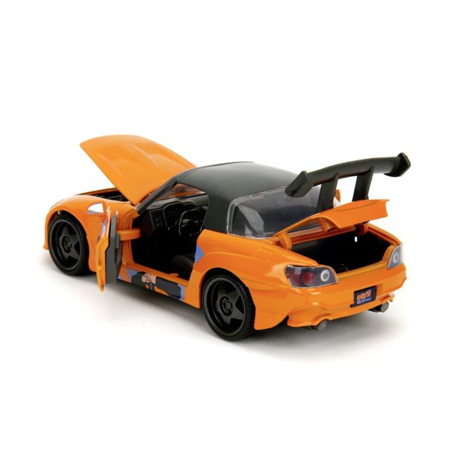 JADA NARUTO SHIPPUDEN SET FIGURINA NARUTO SI MASINUTA METALICA HONDA 2001 S2000 SCARA 1:24 VIV253255084