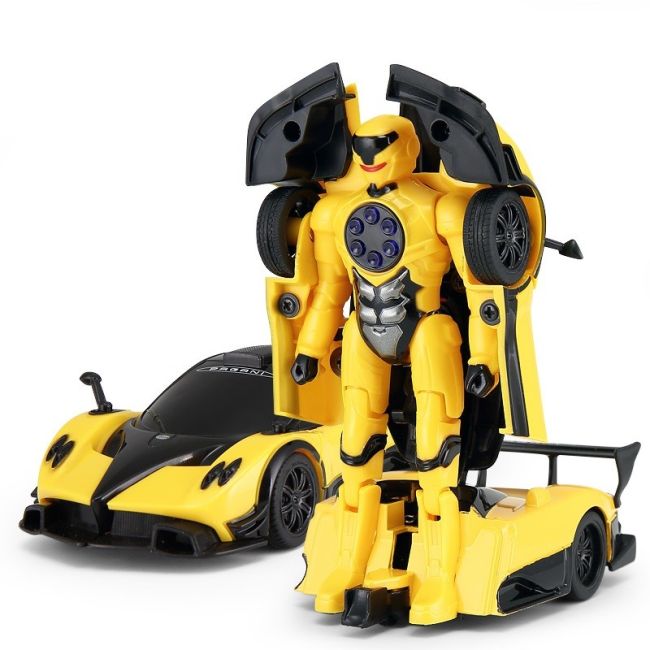 MASINUTA METALICA CONVERTIBILA PAGANI ZONDA R GALBEN CU SCARA 1 LA 32 VIVRas61900_Galben