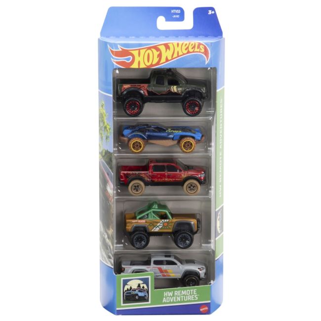 SET 5 MASINI HOT WHEELS CU DESIGN HW REMOTE ADVENTURES VIVMT1806_HTV53