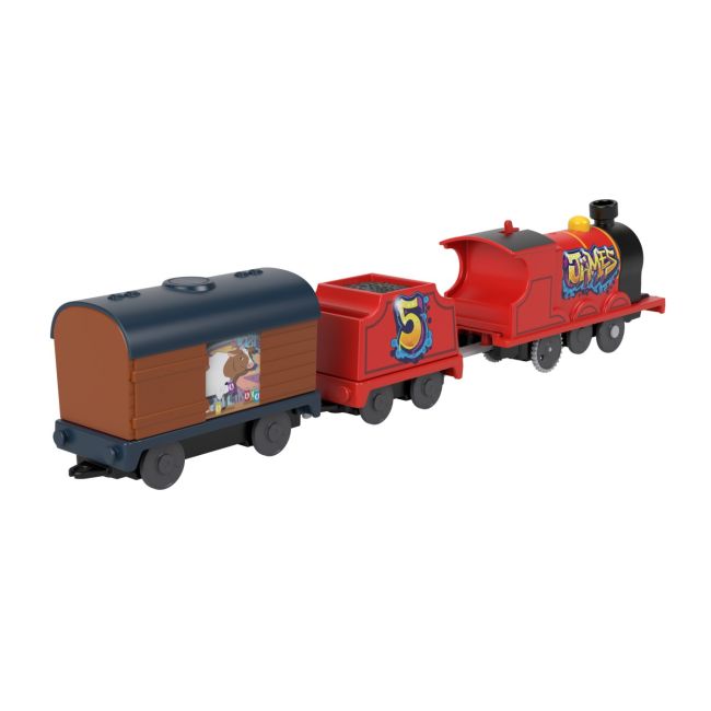 THOMAS LOCOMOTIVA MOTORIZATA GRAFFITI JAMES CU 2 VAGOANE VIVMTHFX97_HTN41