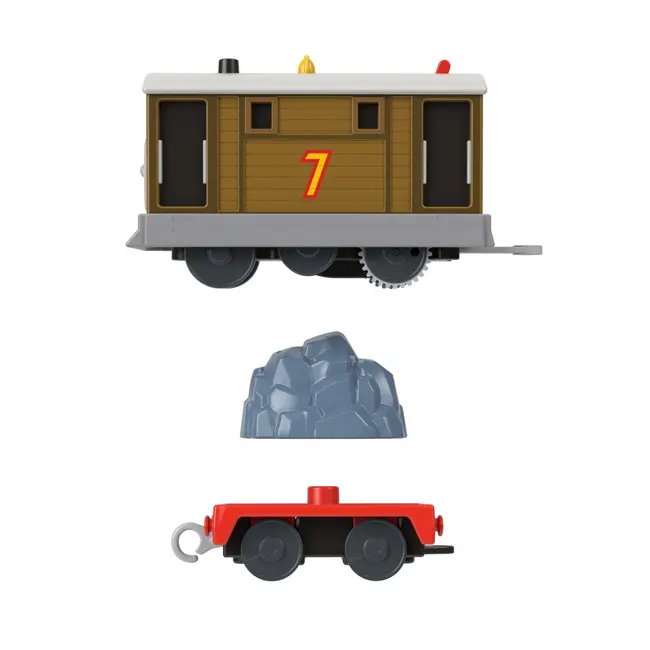 THOMAS LOCOMOTIVA MOTORIZATA TOBY CU VAGON VIVMTHFX96_HTN30