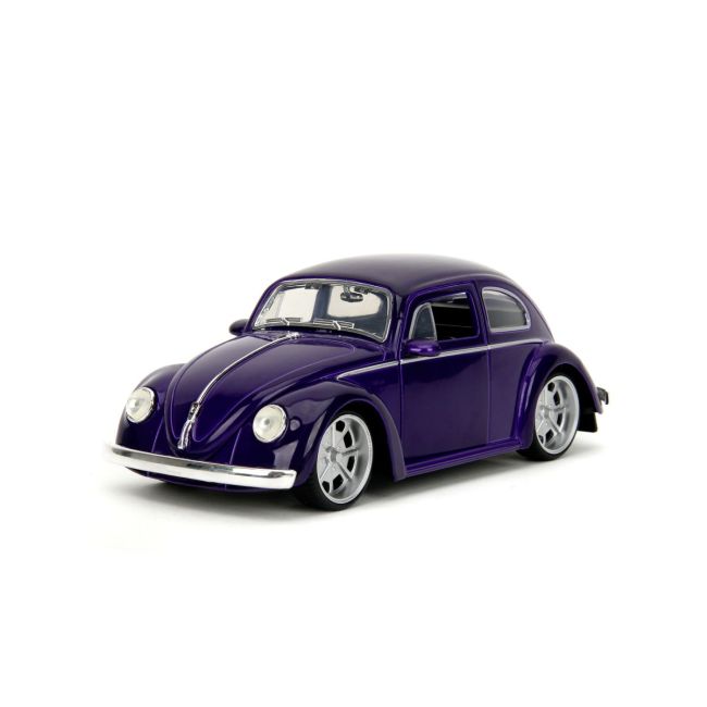 JADA WEDNESDAY SET MASINUTA METALICA VOLKSWAGEN BEETLE 1:24 SI FIGURINA METALICA WEDNESDAY 7CM VIV253255076