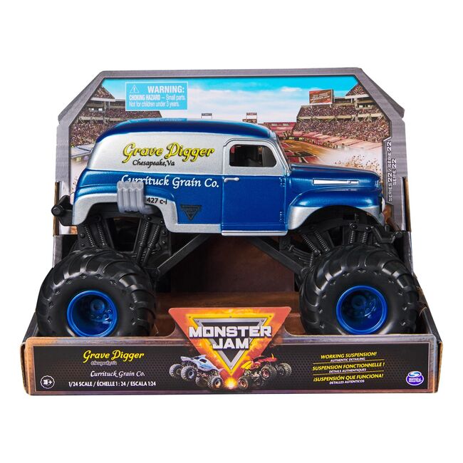 MONSTER JAM MASINUTA METALICA GRAVE DIGGER SCARA 1:24 VIV6056371_20144302