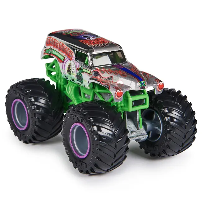 MONSTER JAM MASINUTA METALICA GRAVE DIGGER SCARA 1 LA 64 VIV6044941_20145412
