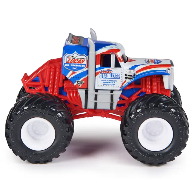 MONSTER JAM MASINUTA METALICA LUCAS STABILIZER SCARA 1 LA 64 VIV6044941_20145417