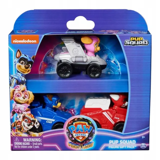 PATRULA CATELUSILOR PUP SQUAD SET CADOU 3 MASINUTE VIV6067480