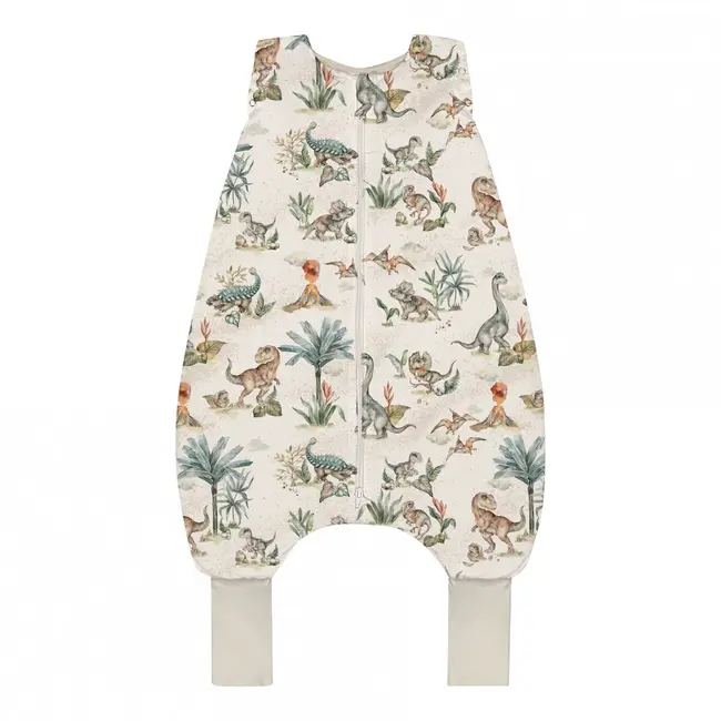 Sac De Dormit Cu Picioare, Bumbac 1 Tog,  World Of Dinosaurs, Marimea Xs, 74 80, 6-12 Luni - Babysteps Pjb5936