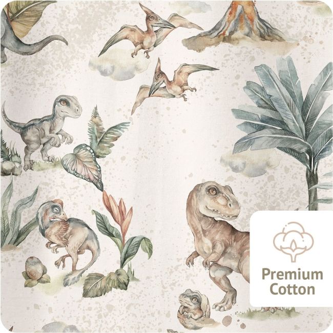 Sac De Dormit Cu Picioare, Bumbac 1 Tog,  World Of Dinosaurs, Marimea Xs, 74 80, 6-12 Luni - Babysteps Pjb5936