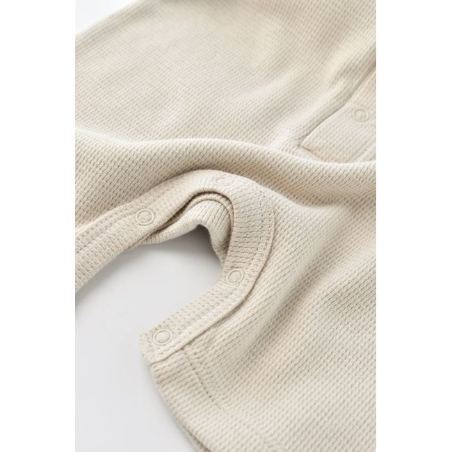 Salopeta cu pantaloni scurti - 100% bumbac organic - Stone, BabyCosy (Marime: 9-12 luni) JEMBC-CSYW1012-9