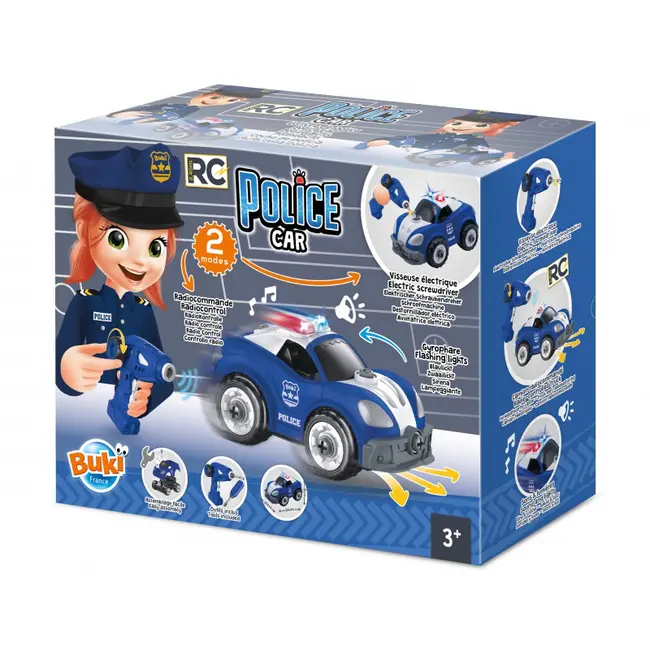 Set constructie masina politie cu radiocomanda bk9023