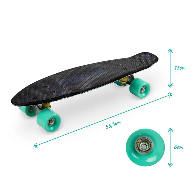 Skateboard copii, Qkids, Galaxy - Industrial KRTDESK00001