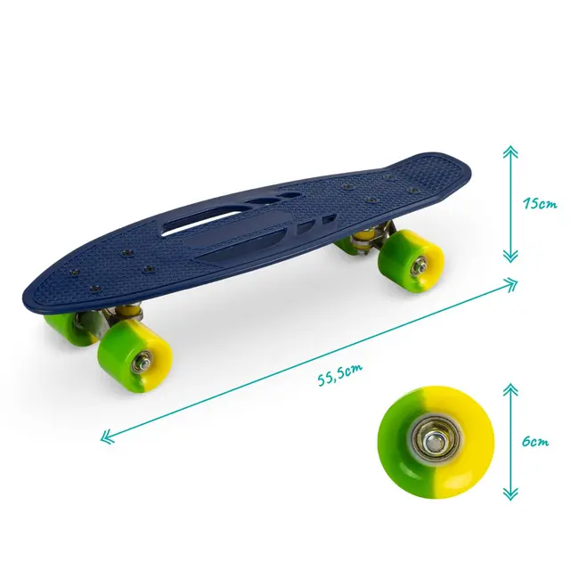 Skateboard copii, Qkids, Galaxy - Lemon KRTDESK00006