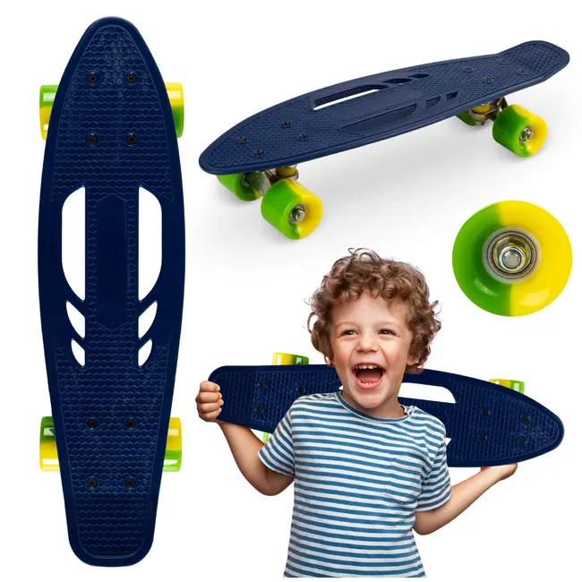 Skateboard copii, Qkids, Galaxy - Lemon KRTDESK00006
