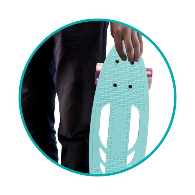 Skateboard copii, Qkids, Galaxy - Light Blue KRTDESK00005