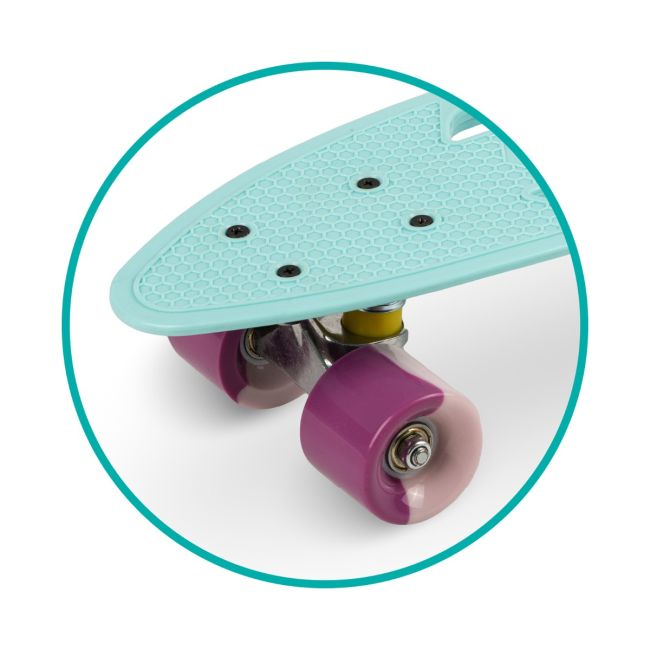 Skateboard copii, Qkids, Galaxy - Light Blue KRTDESK00005
