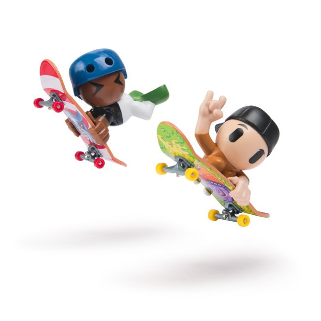 TECH DECH SK8 CREW PACHET 2 SETURI PLACA SI FIGURINA 9.6CM SAPCA NEAGRA SI CASCA ALBASTRA VIV6071061_20148776