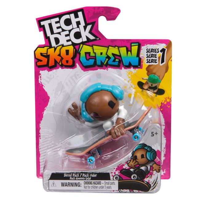 TECH DECH SK8 CREW PACHET PLACA SI FIGURINA 9.6CM CASTI ALBASTRE VIV6071054_20149435