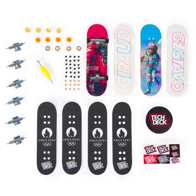 TECH DECK PACHET 4 PIESE FINGERBOARD GUSTAVO 9.6CM VIV6028815_20147449